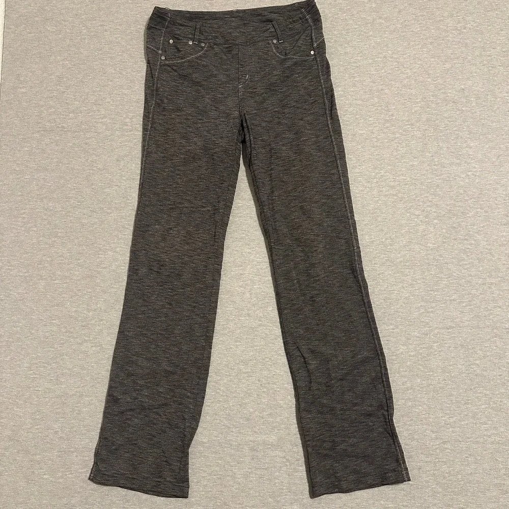Kuhl Mova Pants Womens Size 12R Straight Leg Pull On Low-Rise Stretch Gray - Picture 2 of 13